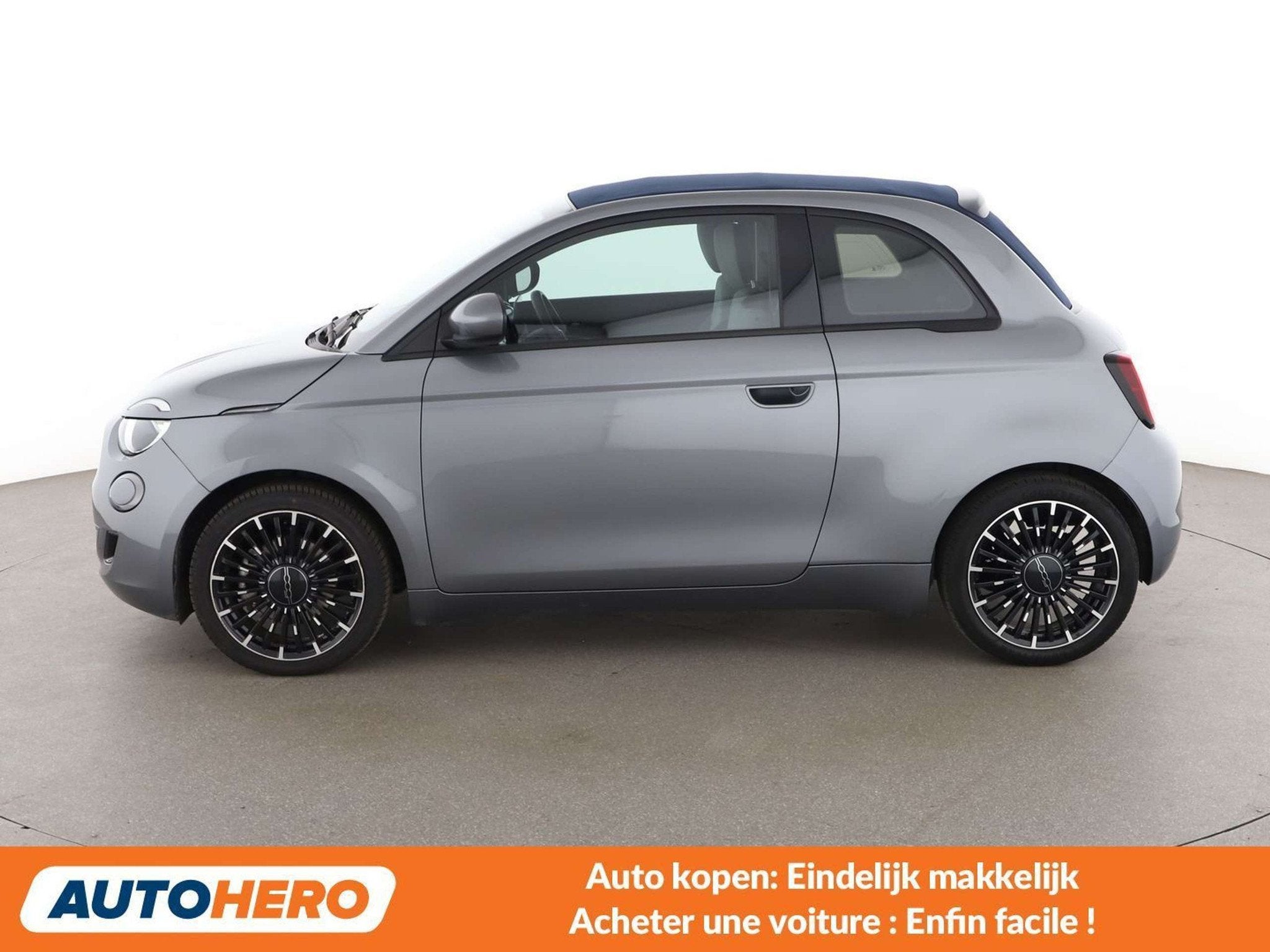 Fiat 500E electric drive 87 kW Icon (automatique), Autos, Argent ou Gris, Achat, 87 kW, Détection des panneaux routiers