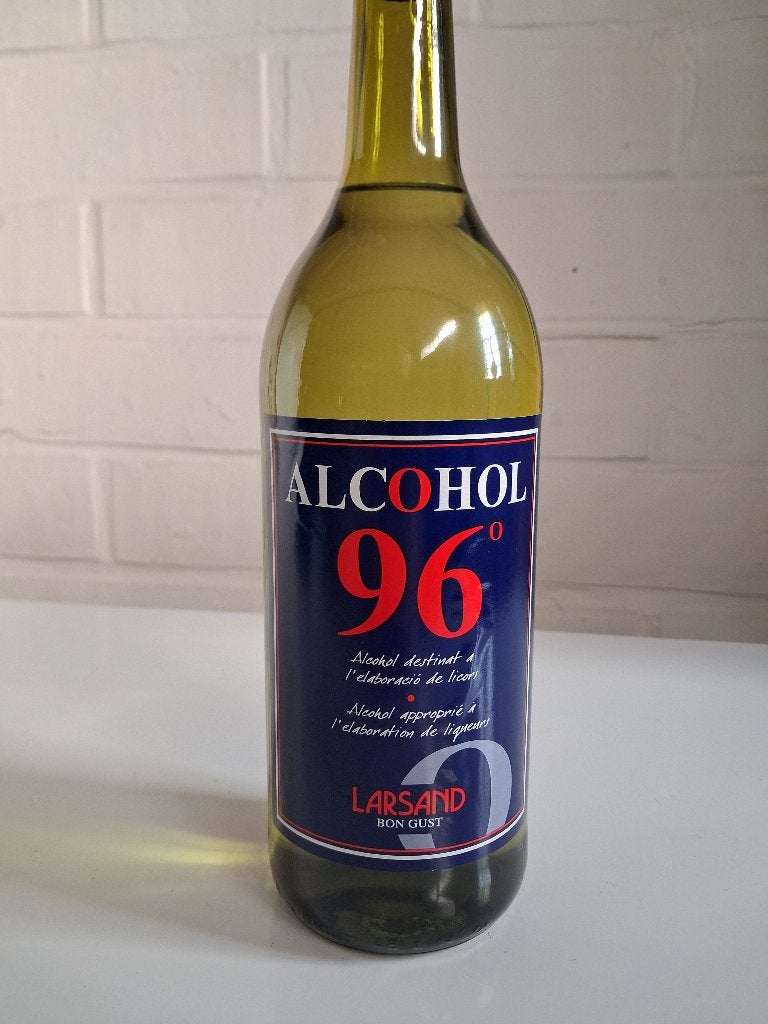 1 fles ALCOHOL, 96 graden, 1 liter (3 flessen te koop), Verzamelen, Ophalen of Verzenden, Nieuw, Overige typen, Vol