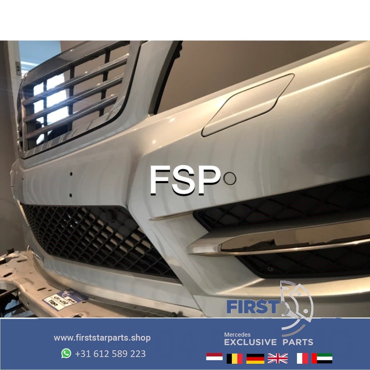 W204 C204 Mercedes C Klasse FACELIFT AMG VOORBUMPER COMPLEET, Auto-onderdelen, Gebruikt, -, Voor, Ophalen of Verzenden