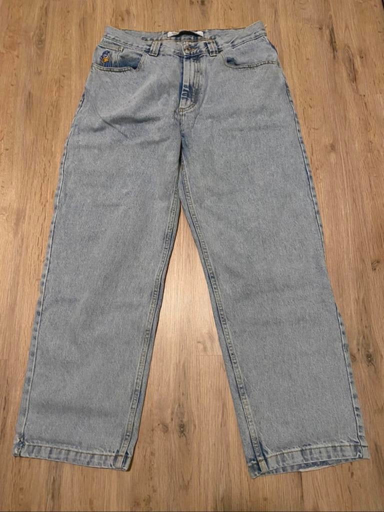 Lichtblauwe polar 93 broek, Kleding | Heren, Ophalen, Zo goed als nieuw, Blauw, Overige jeansmaten