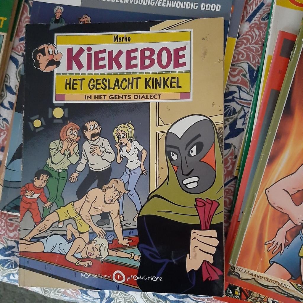 Kiekeboe in het Gents, Boeken, Ophalen