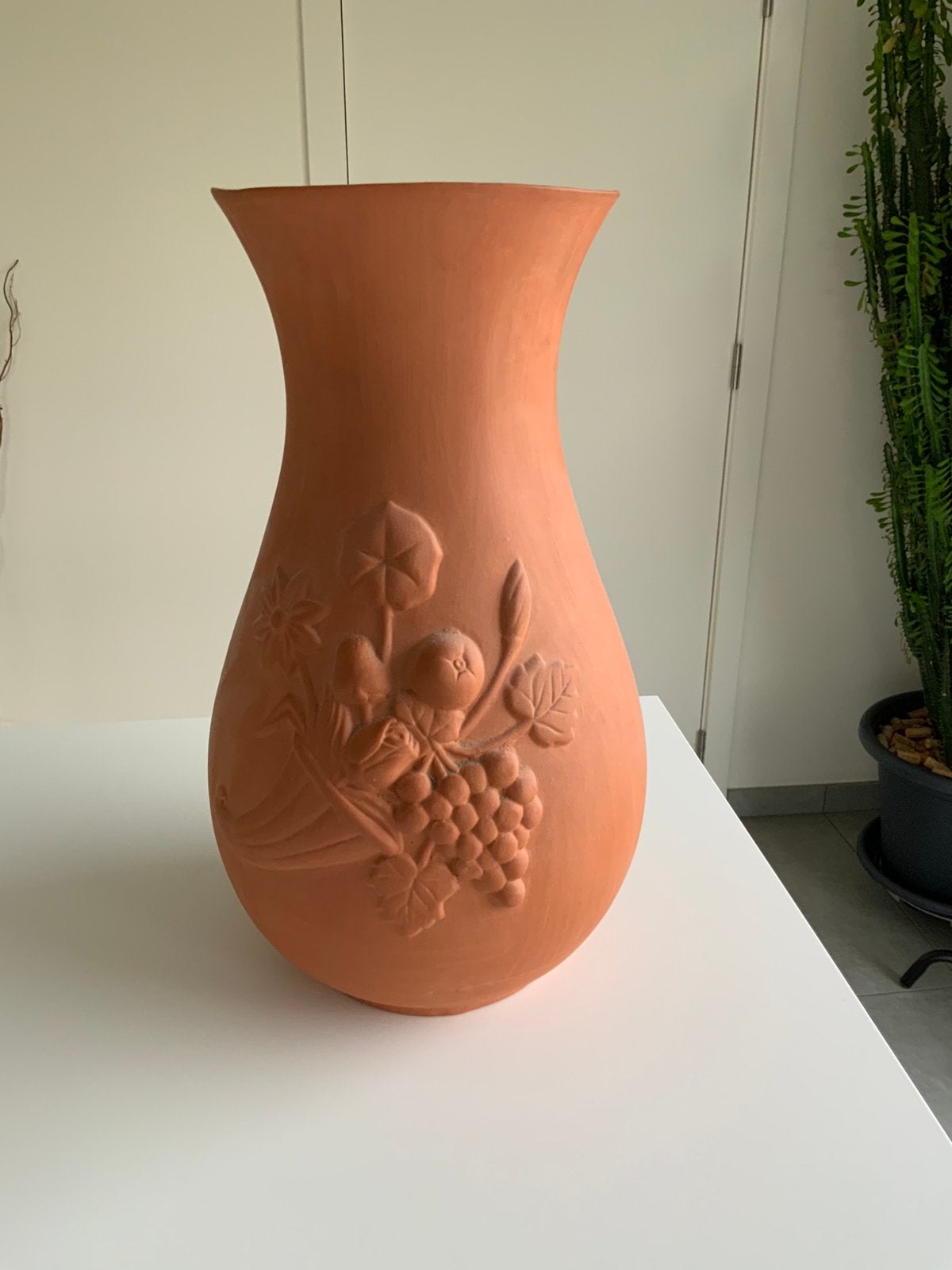 Terracota vaas, Huis en Inrichting, Ophalen, Zo goed als nieuw
