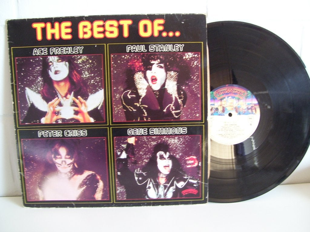 KISS  the best of, Cd's en Dvd's, Vinyl | Hardrock en Metal, LP, Gebruikt, Verzenden, Originele persing