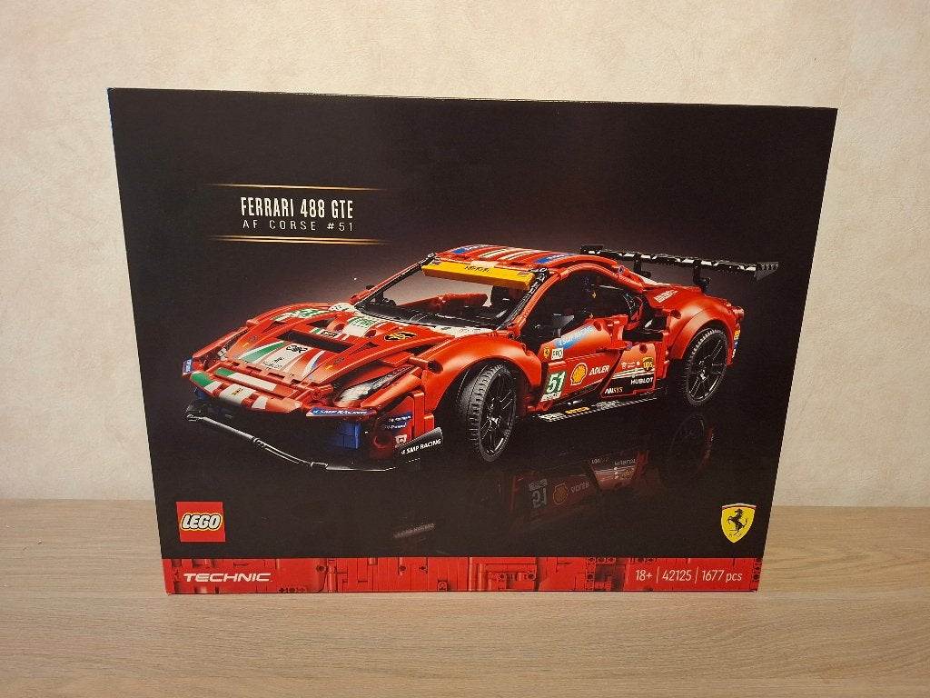 LEGO Technic 42125 Ferrari 488 GTE AF Corse nieuw, Neuf, Lego, Ensemble complet, Enlèvement