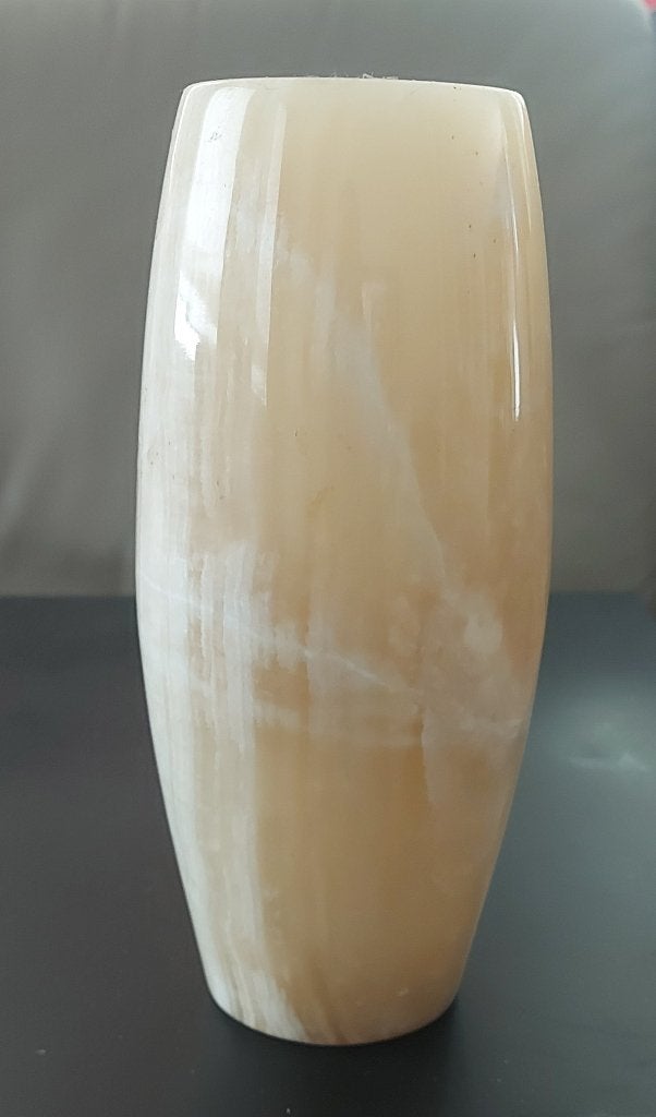 Vase moderne, Convient pour fleurs séchées, Jaune, Enlèvement, Utilisé