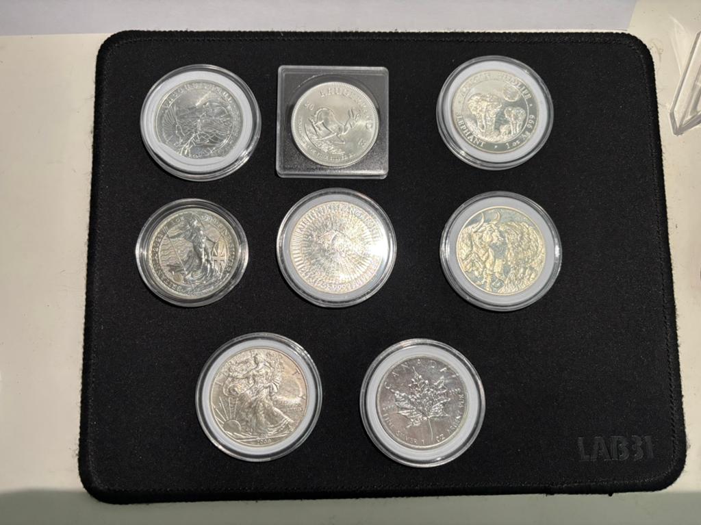 1 Oz Zilver munten, Postzegels en Munten, Ophalen, Munten
