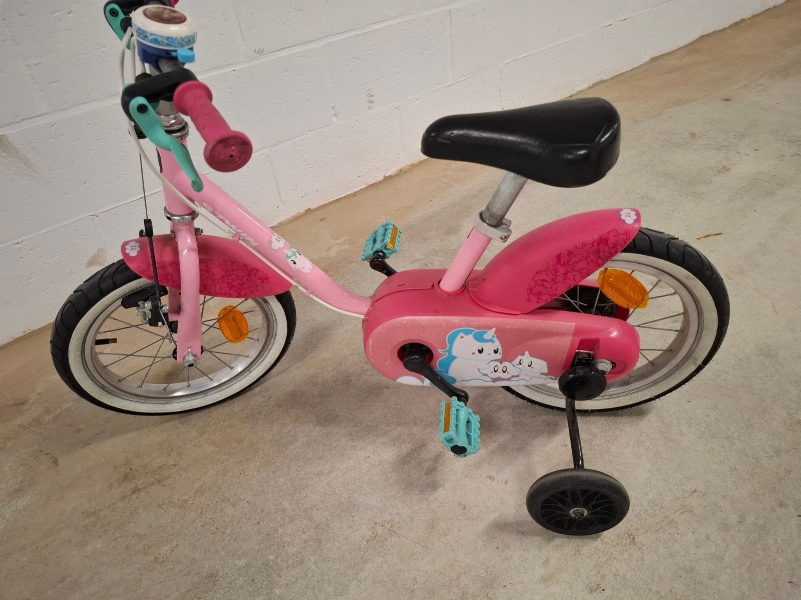 Vélo bitwin pour fille 14 pouces de 3 à  5 ans, Enlèvement ou Envoi