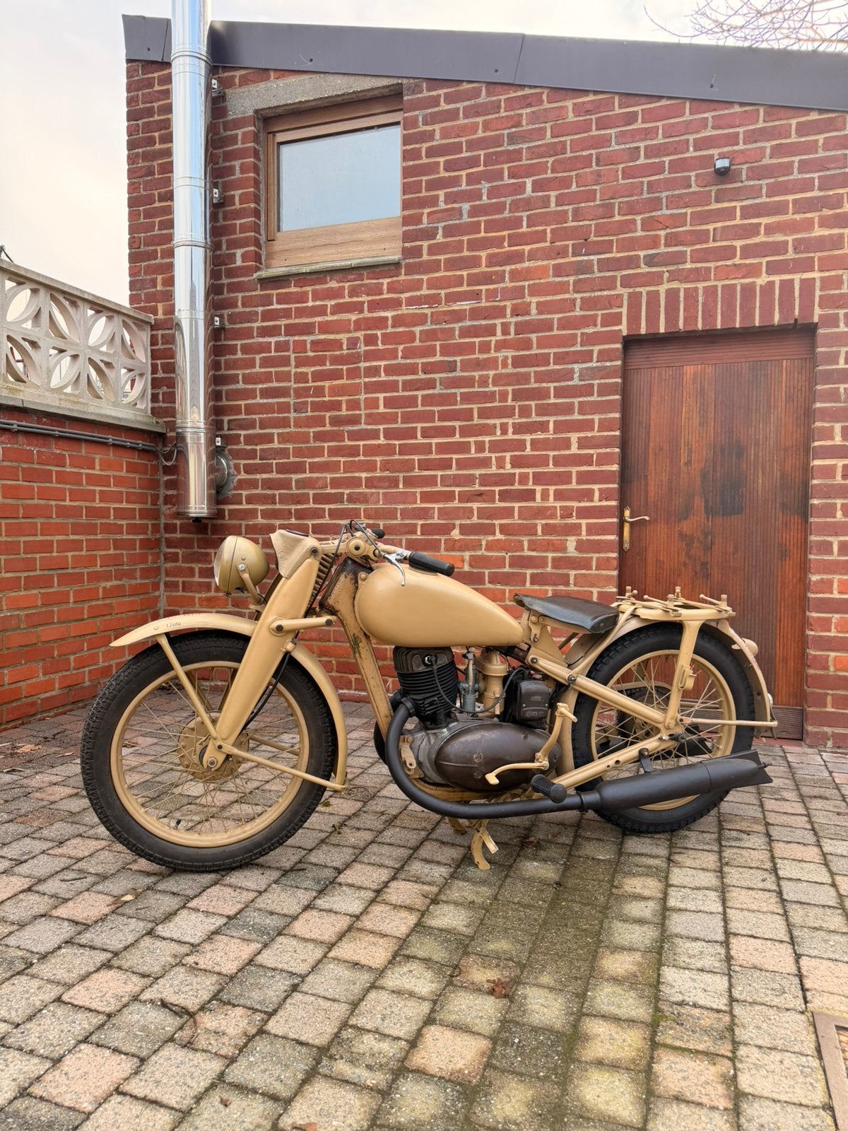 DKw nz350-1 1944 ww2, Motoren, Handgeschakeld, 1 cilinder