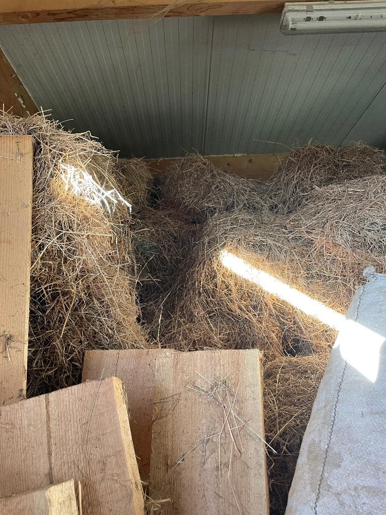 Petits ballots de foin pour paillage, Enlèvement