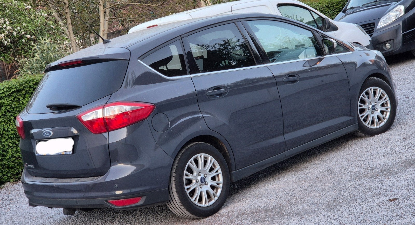 Ford c max 16tdci an2015 cuir clima gps 180mkm 4999€ ctok, Auto's, Ford, Bluetooth, Euro 5, 1600 cc, Leder