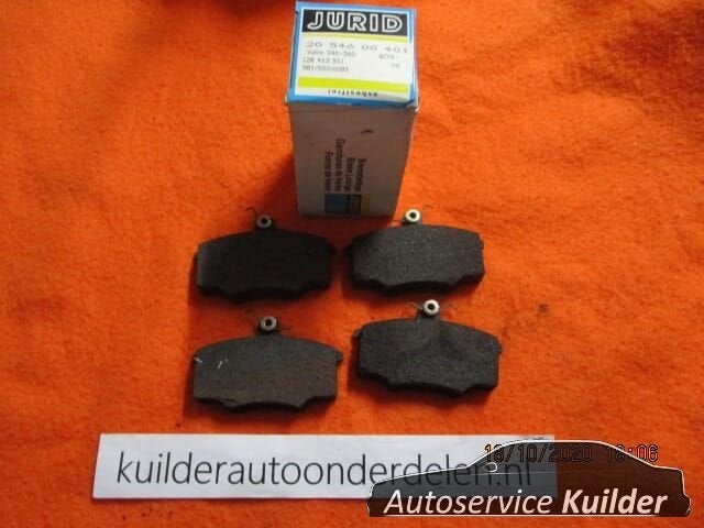 Remblokken  Voorzijde Volvo 340 360 Audi 80 100 Jurid, Auto-onderdelen, -, Nieuw, Ophalen of Verzenden, -