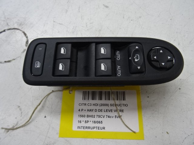 COMMUTATEUR Citroën C3 (SC) (01-2009/01-2017) (96652236), Utilisé, Citroën