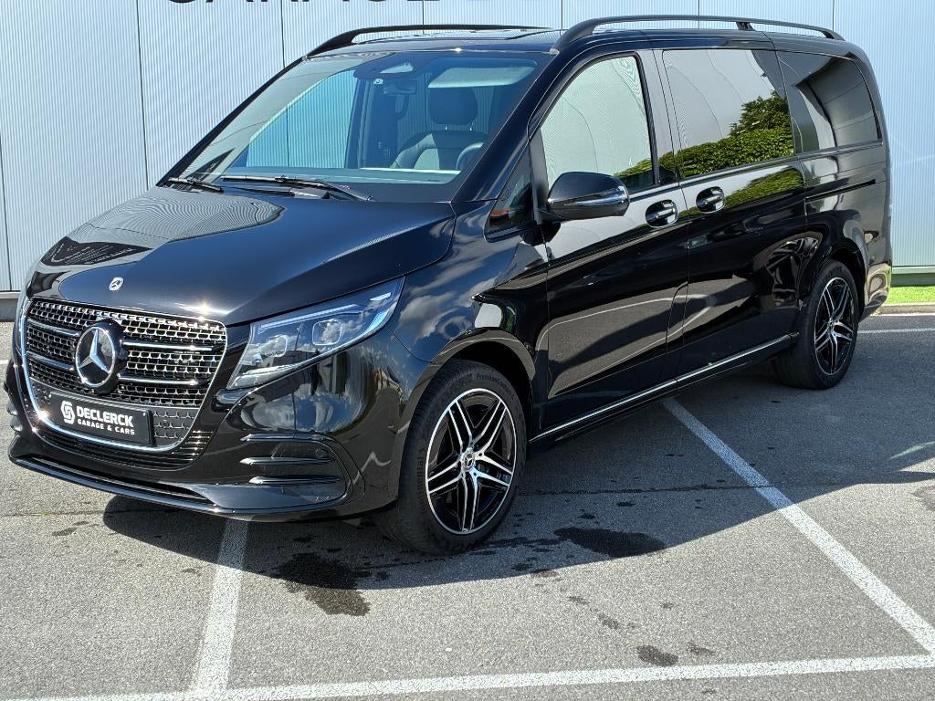 mercedes V250 AMG Pack Leder Lichte vracht 3650 km, Auto's, Monovolume, 4 cilinders, 2500 kg, Zwart