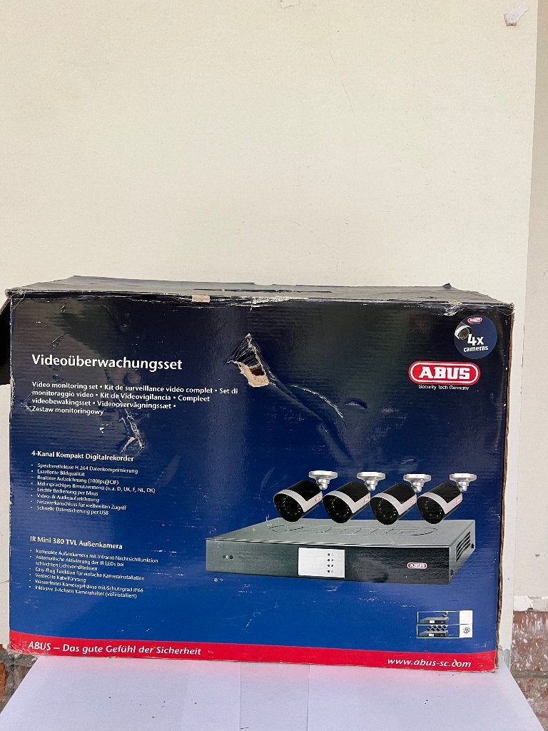 Camerasysteem camera ABUS recorder nachtvisie bewaking, Audio, Tv en Foto, Ophalen of Verzenden, Gebruikt