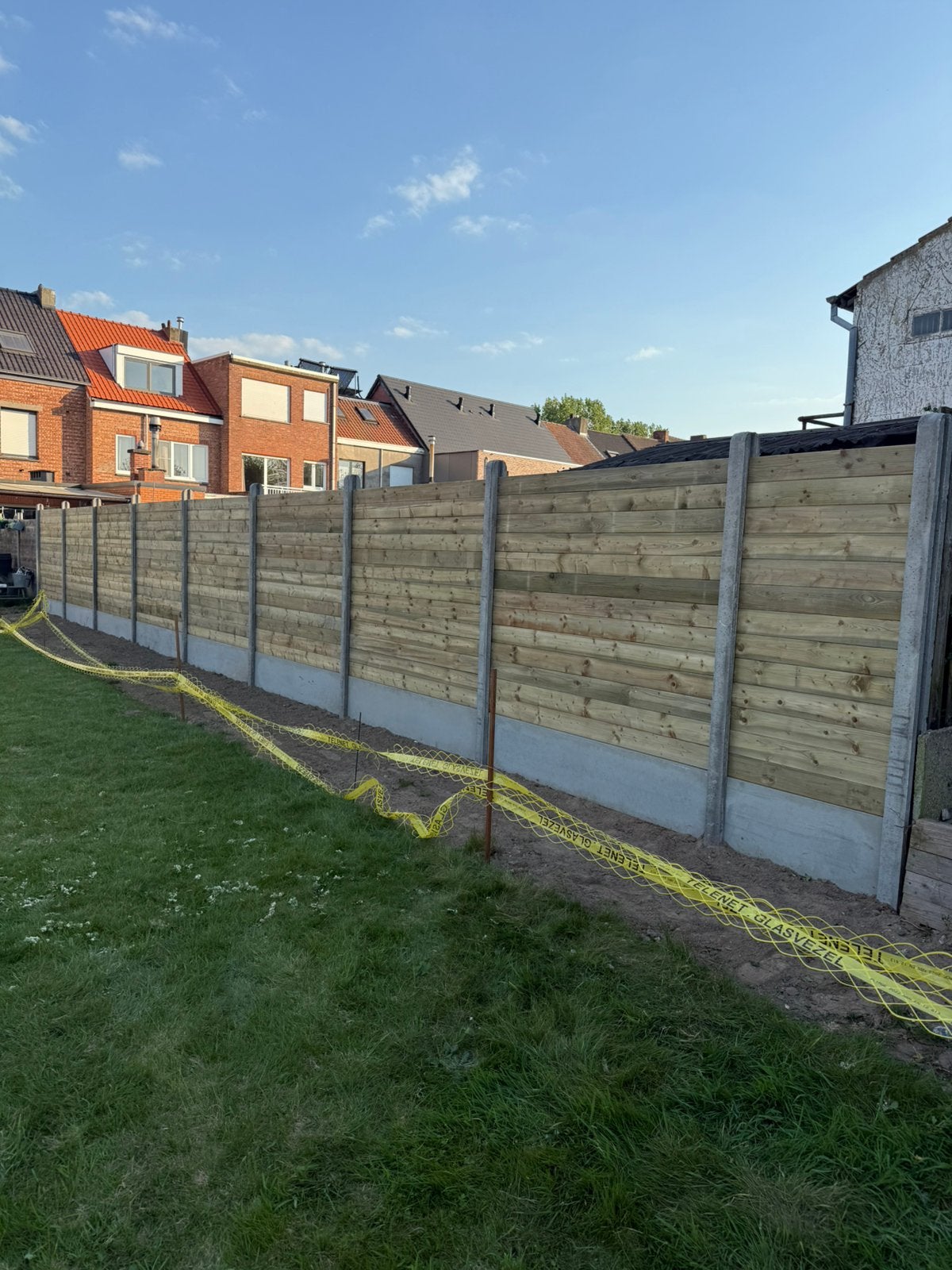 PREMIUM TUINAFSLUITING – TAND & GROEF – €119/M, Ophalen of Verzenden, Zo goed als nieuw, Hout