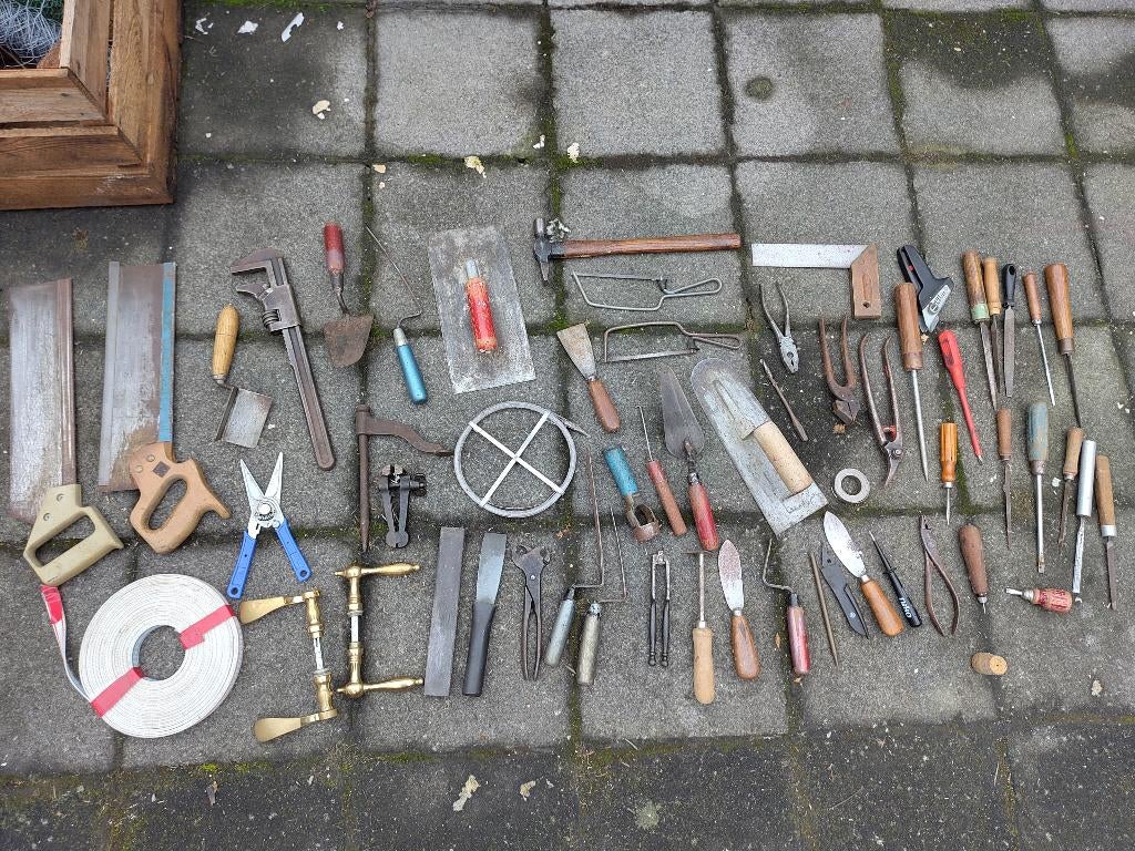 Selectie klein handgereedschap, Doe-het-zelf en Bouw, Gereedschap | Handgereedschap, Ophalen, Gebruikt