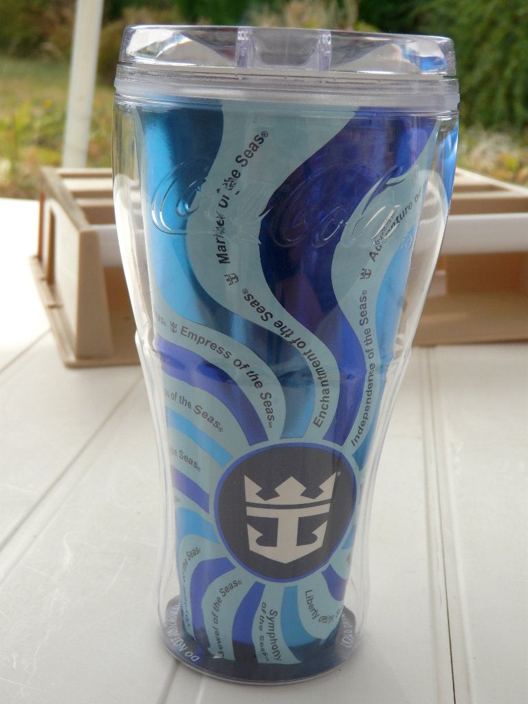 Gobelet Coca-Cola XL de la comp.maritime Royal Caribean, Enlèvement, Neuf, Ustensile