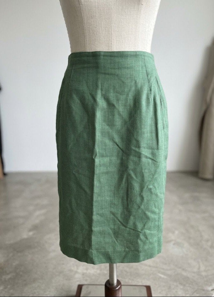 <3 Vintage groene rok <3, Kleding | Dames, Maat 38/40 (M), Zo goed als nieuw, Knielengte, Groen