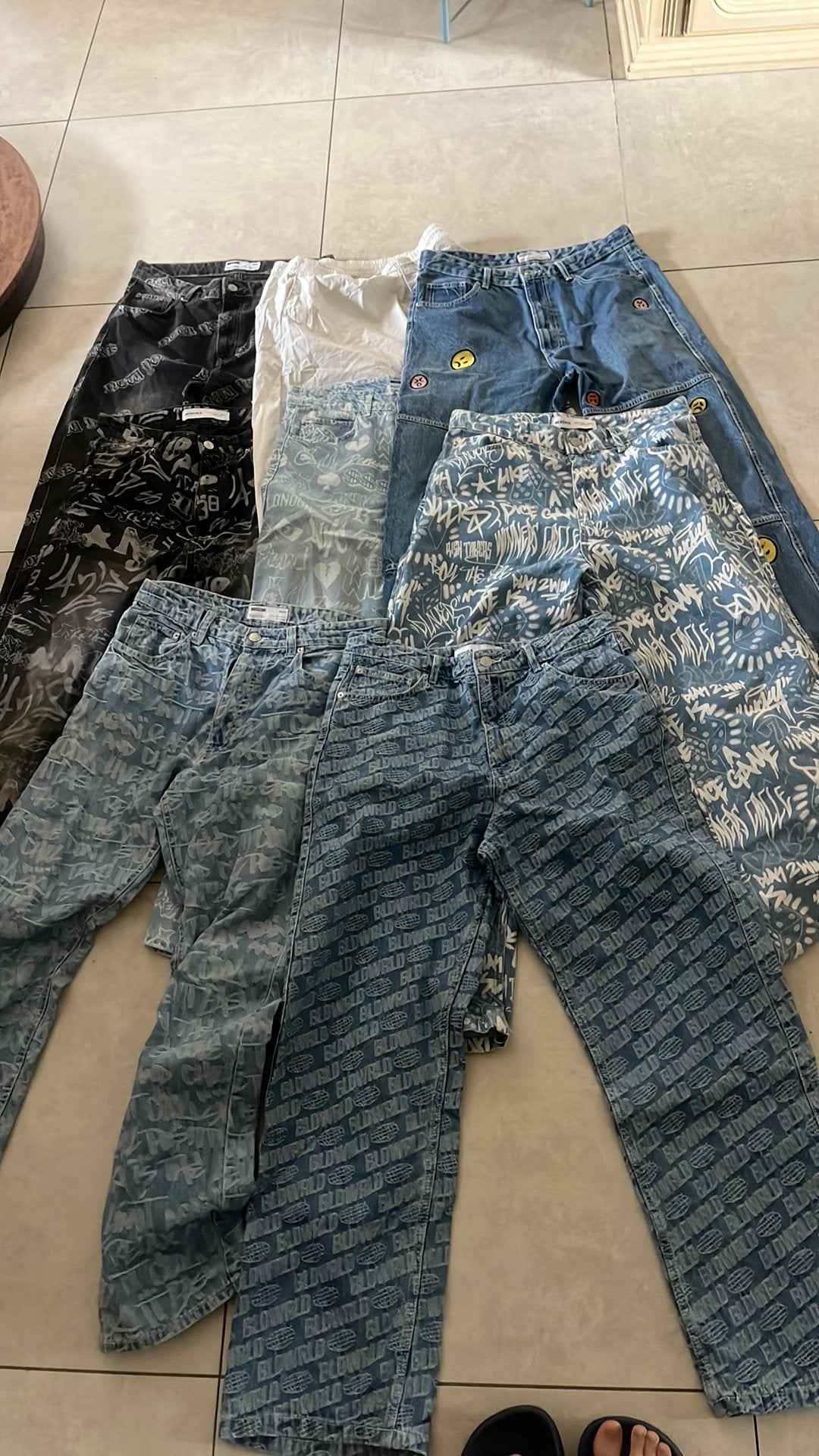 Broeken maat M, Kleding | Heren, Broeken en Pantalons, Ophalen, Zo goed als nieuw, Maat 48/50 (M)