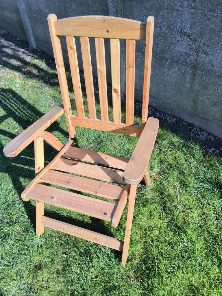 1 tuintzetel met hoge rug, Tuin en Terras, Ophalen, Verstelbaar