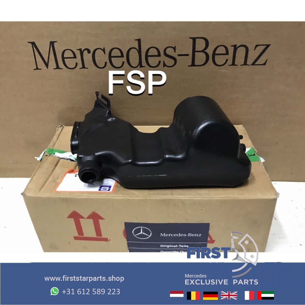 W205 RUITENSPROEIER RESERVOIR Mercedes C Klasse RUITEN VLOEI, Gebruikt, -, Ophalen of Verzenden, -