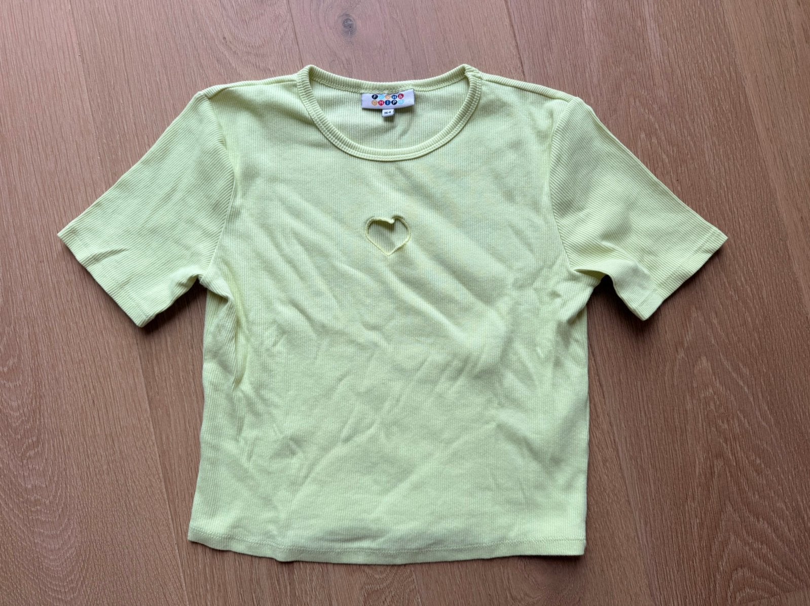 T- shirt / topje maat 164 van Fish & Chips, Enfants & Bébés, Enlèvement ou Envoi, Comme neuf, Fille, Chemise ou À manches longues