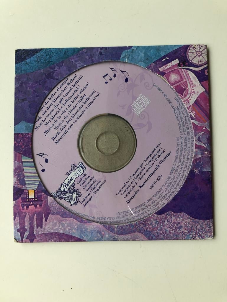 CD Barbie Assepoester met klassieke balletmuziek, Ophalen of Verzenden, Nieuw, Overige typen