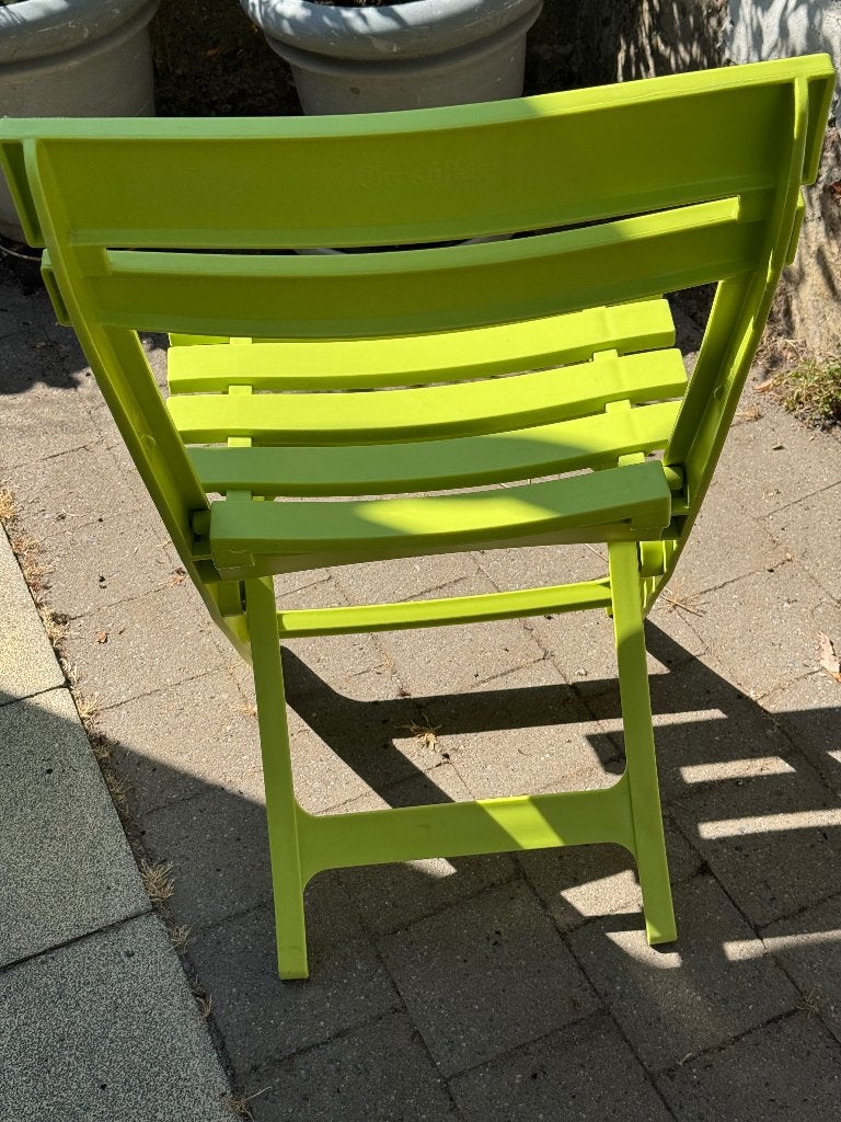 OPKLAPBARE TUINSTOELEN, Ophalen of Verzenden, Gebruikt, Kunststof, Inklapbaar