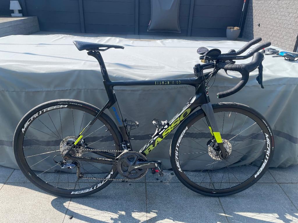 Basso Diamante sv koersfiets (+ Triatlonstuur,... zie foto4), Fietsen en Brommers, Ophalen, Gebruikt, 10 tot 15 versnellingen