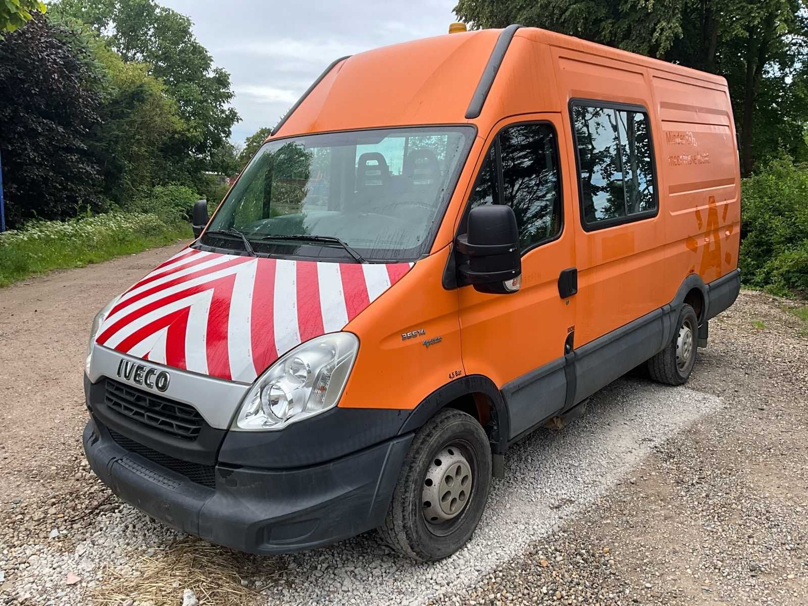 Iveco Daily 35S14 cabine double GNC - 37000 km - toit haut, Autos, Camionnettes & Utilitaires, Euro 5, Achat, Entreprise, Iveco