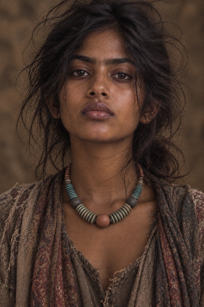Oude Boho Brahman halsketting, Ophalen