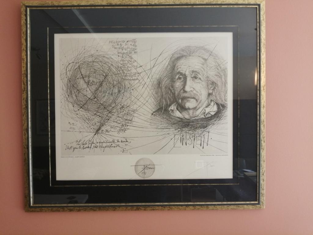 Prachtig lithograph 1974 ( hoogte 80cm--breedte 90cm ), Antiek en Kunst, Ophalen of Verzenden