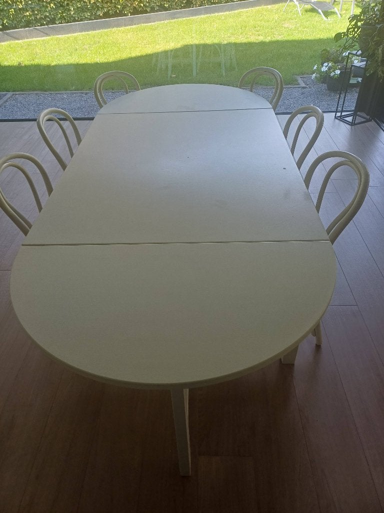 Ikea tafel en 6 stoelen, Enlèvement, Utilisé, Table(s) et Chaise(s)