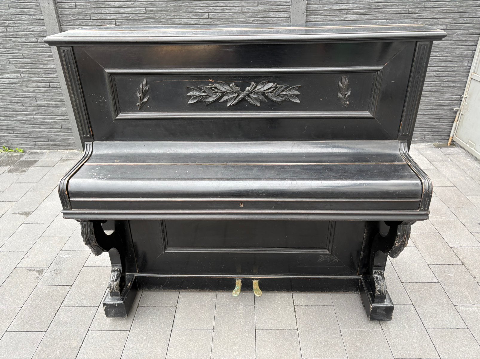 Piano à donner, Musique & Instruments, Brillant, Enlèvement, Utilisé, Piano