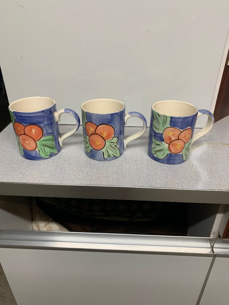 7 verres à vin blanc et 3 tasses, Collections, Enlèvement, Comme neuf, Autres types