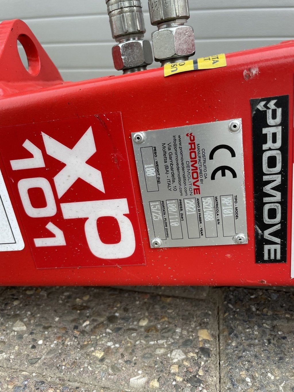 Promove XP101 sloophamer / breekhamer voor minigraver gebrui, Articles professionnels, Machines & Construction | Pièces