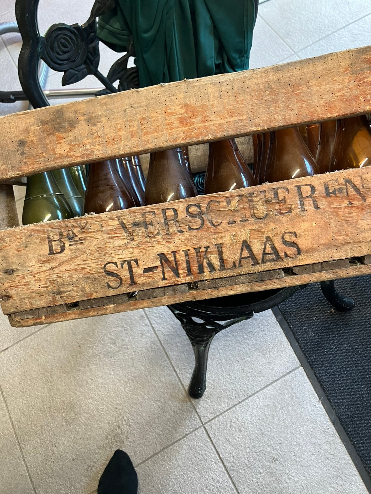 Houten bak, Verzamelen, Ophalen, Gebruikt