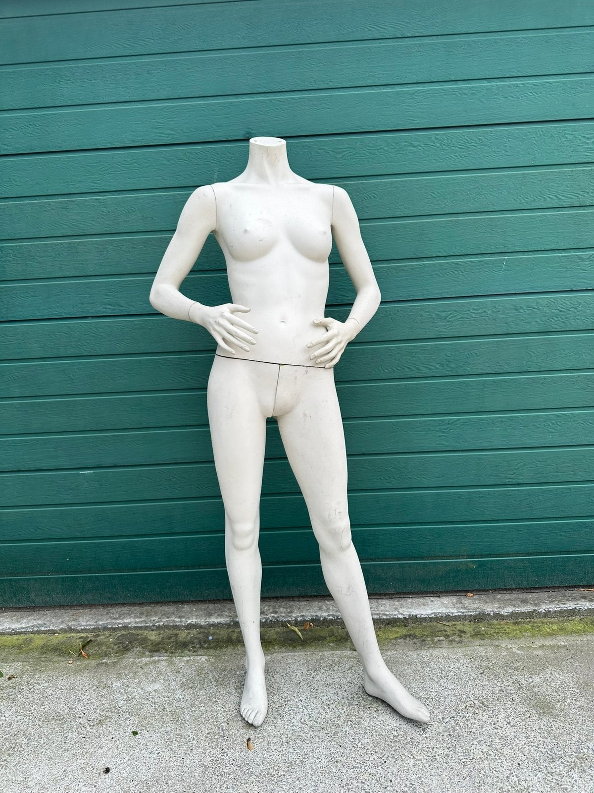 Venster voor vrouwelijke mannequin, Ophalen
