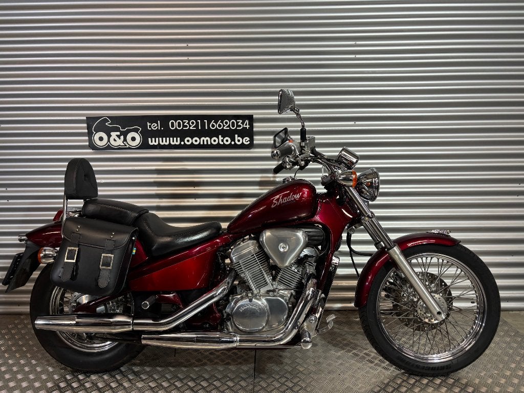 Honda VT600 Shadow 33KW + Garantie + GRATIS onderhoud!, 2 cilinders, Occasion, Bedrijf, Handgeschakeld