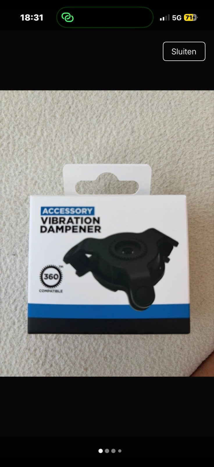 Nieuwe Quad Lock vibration dampner, Motoren, Ophalen, Nieuw