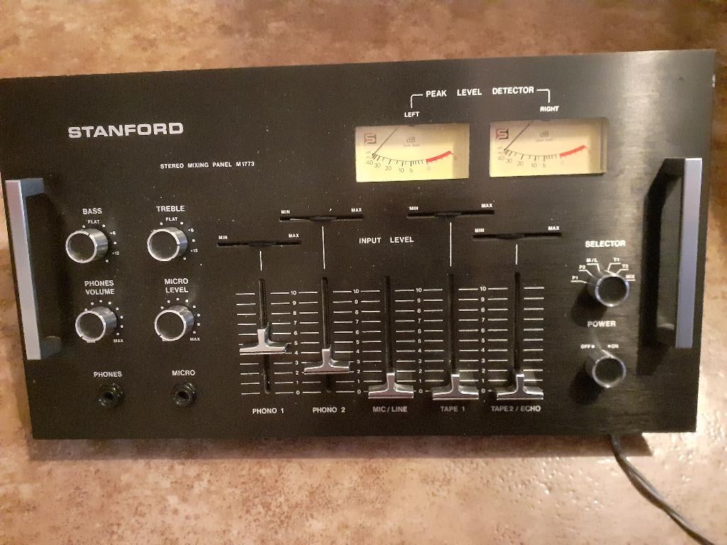 table de mixage STANFORD M 1773, Muziek en Instrumenten, Ophalen, Zo goed als nieuw, Minder dan 5 kanalen, Microfooningang
