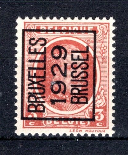 PRE184A MNH** 1929 - BRUXELLES 1929 BRUSSEL, Envoi, Non oblitéré, Neuf