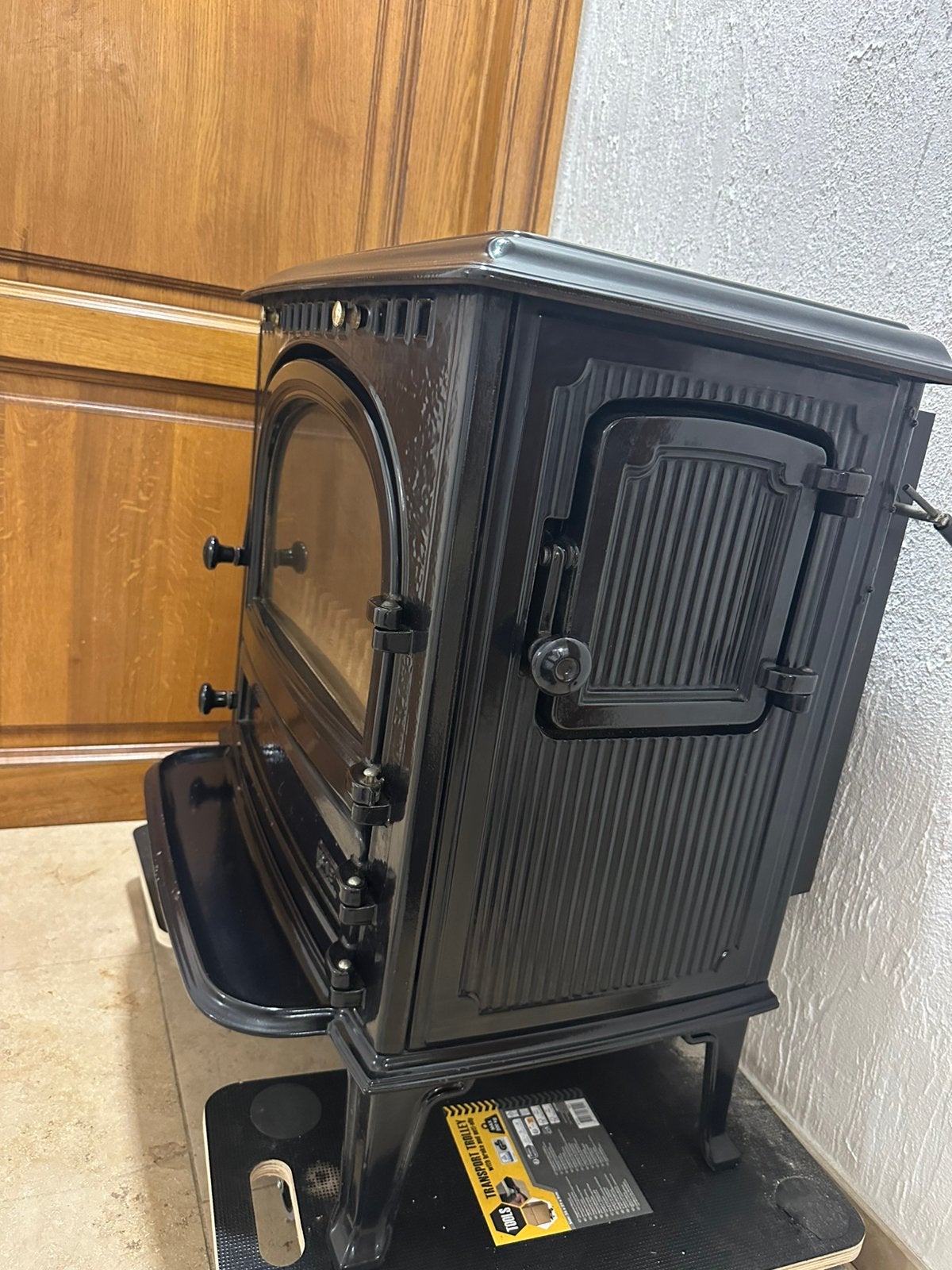Saey 92 Houtkachel 14kw in Emaille lak kleur, Enlèvement, Comme neuf, Poêle à bois