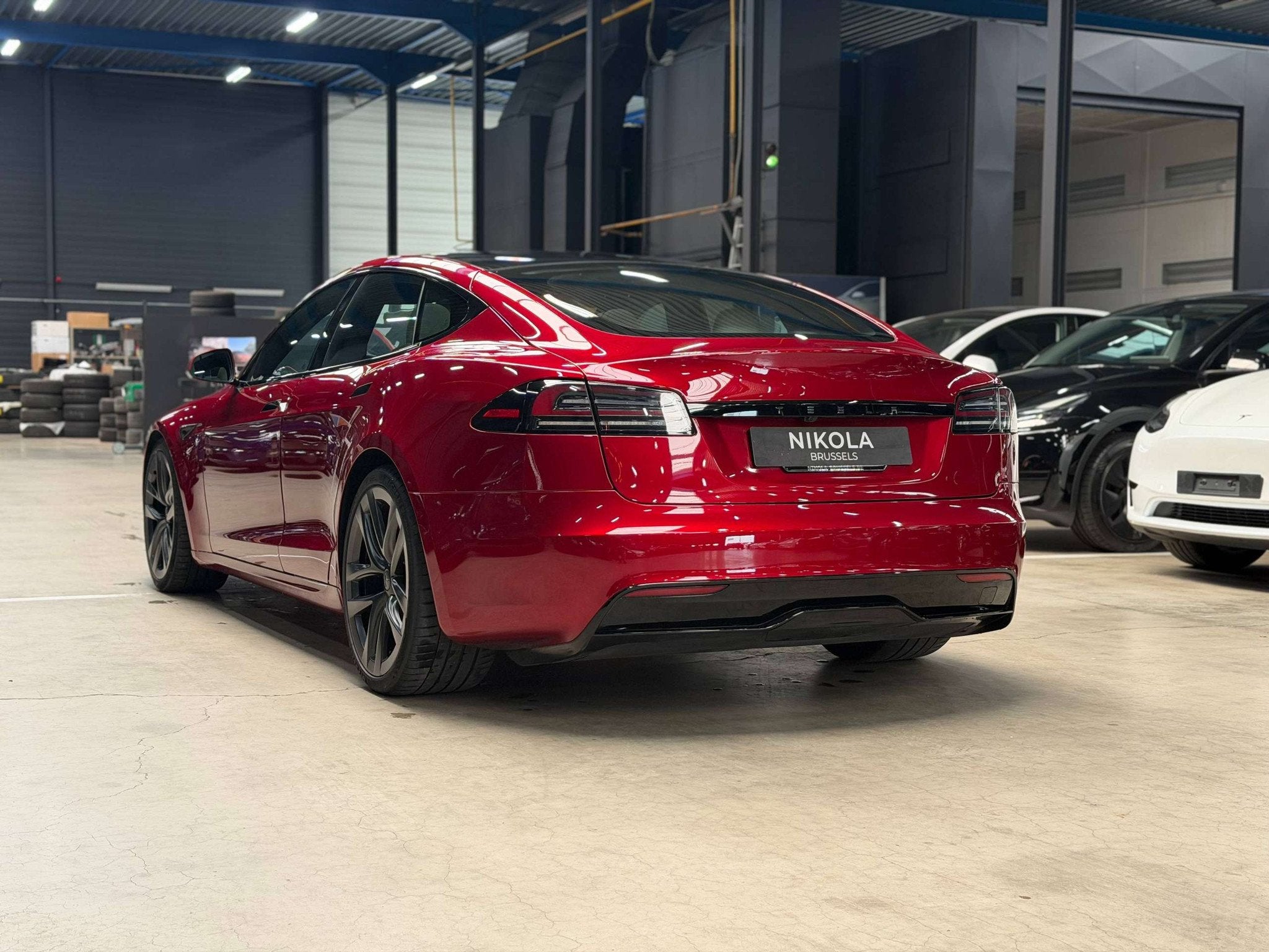 Tesla Model S LONG RANGE - 21" ARACHNID WHEELS - PREMIUM MOD, Auto's, Automaat, Model S, https://public.car-pass.be/vhr/128767ed-bfd4-47e6-8faf-7b2773dc9f76