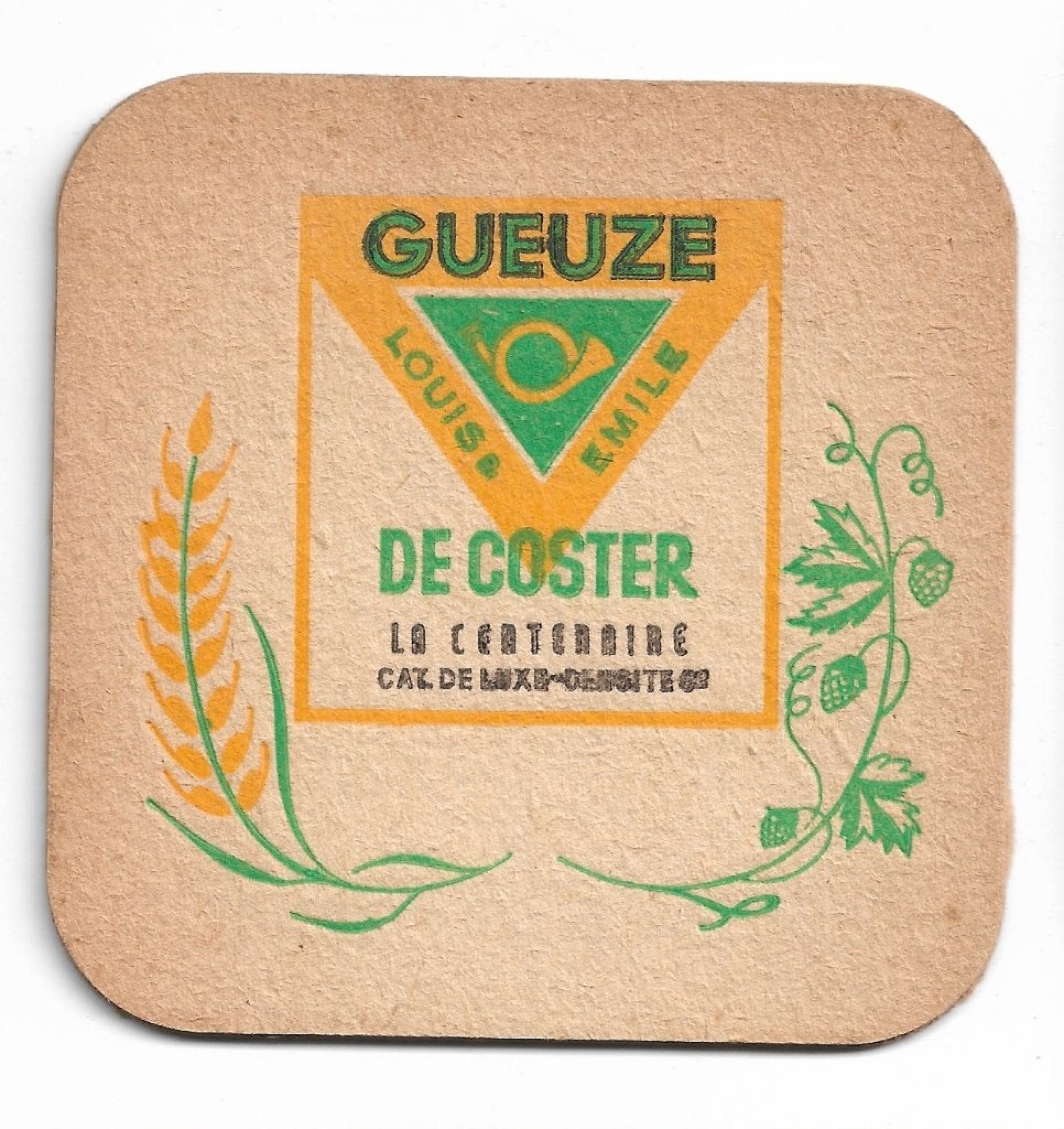 sous-bock Gueuze De Coster, Enlèvement ou Envoi, Comme neuf, Sous-bock