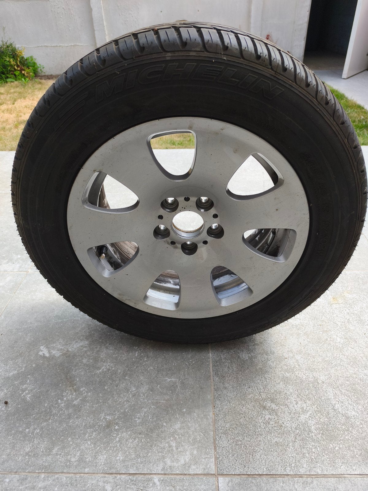 Originele BMW 7 Michelin Band 245/55 17, Auto-onderdelen, Ophalen