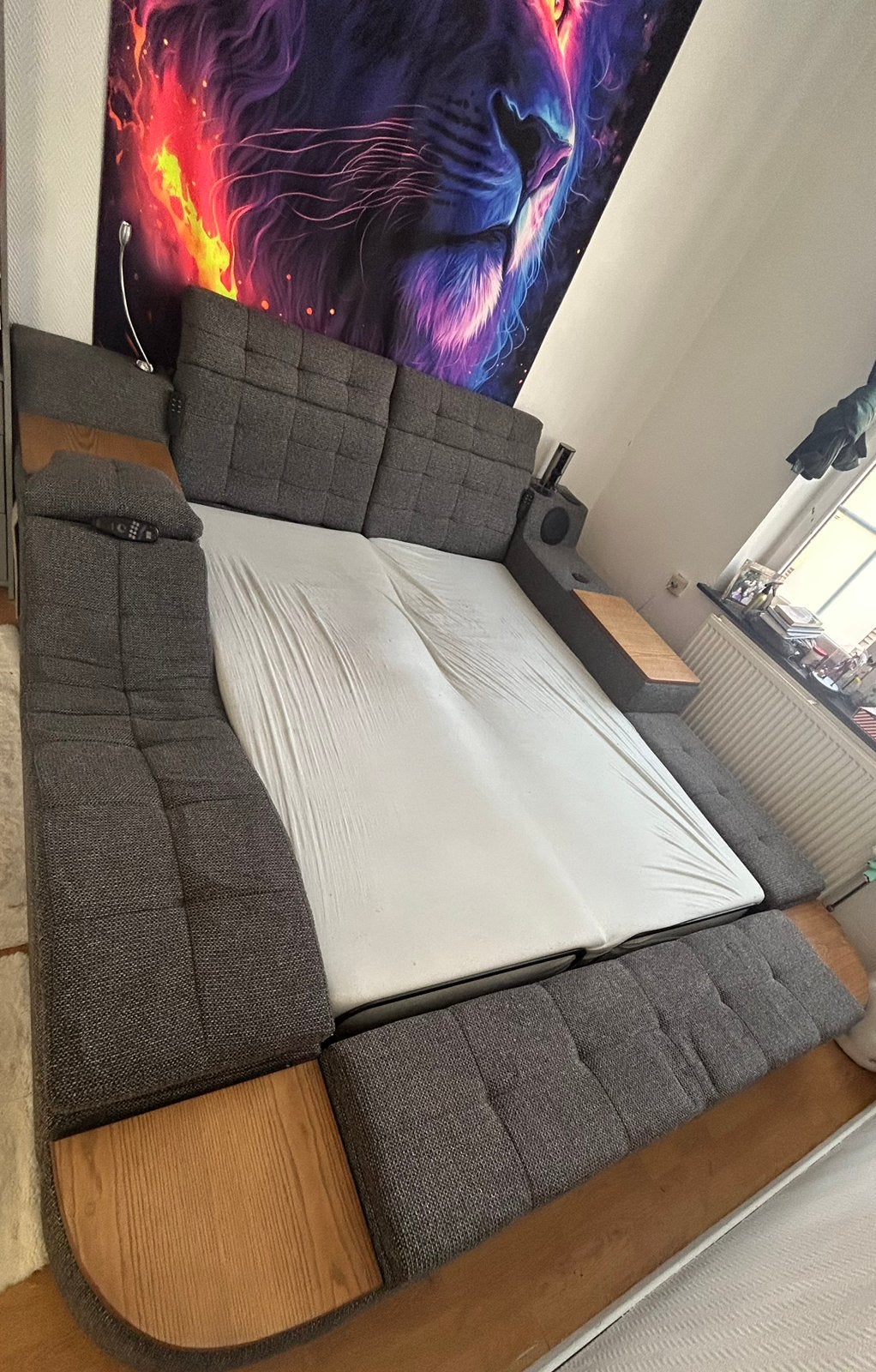Lit Boxspring électrique, Enlèvement, Comme neuf, Autres dimensions