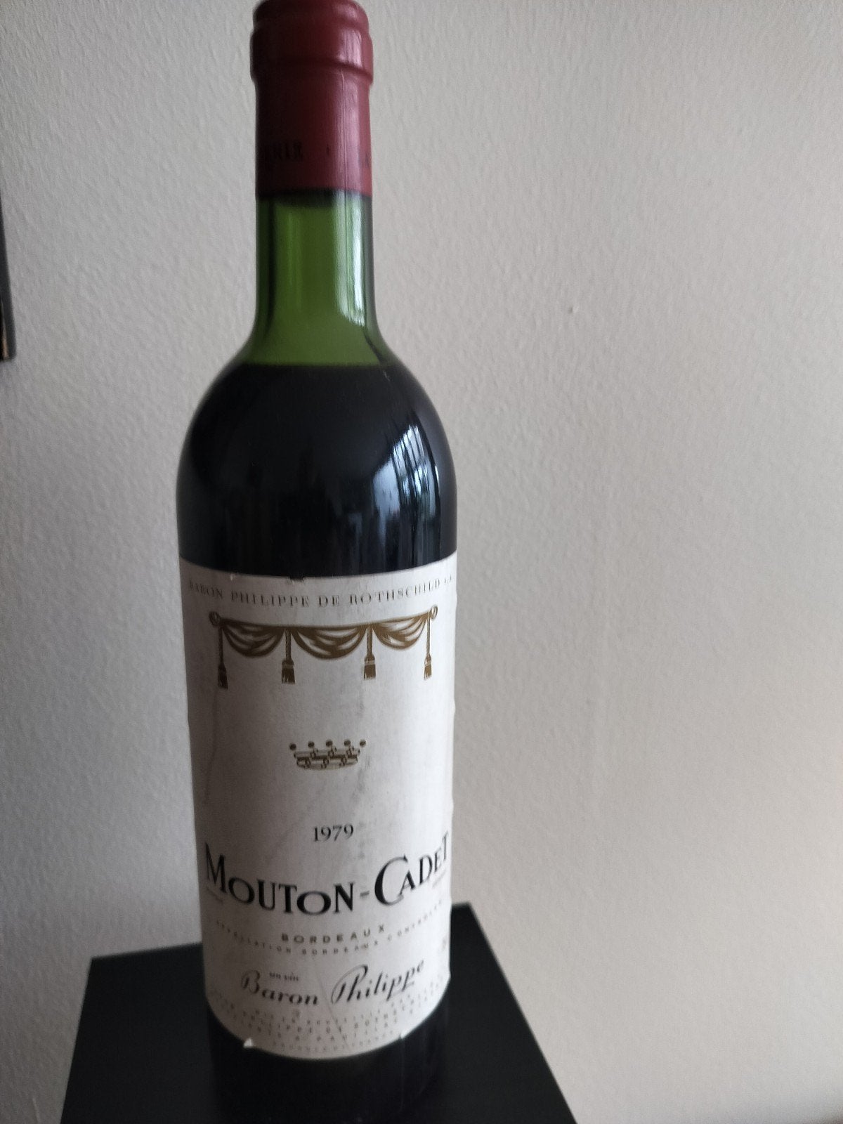 wijn Mouton cadet 1979, Verzamelen, Ophalen