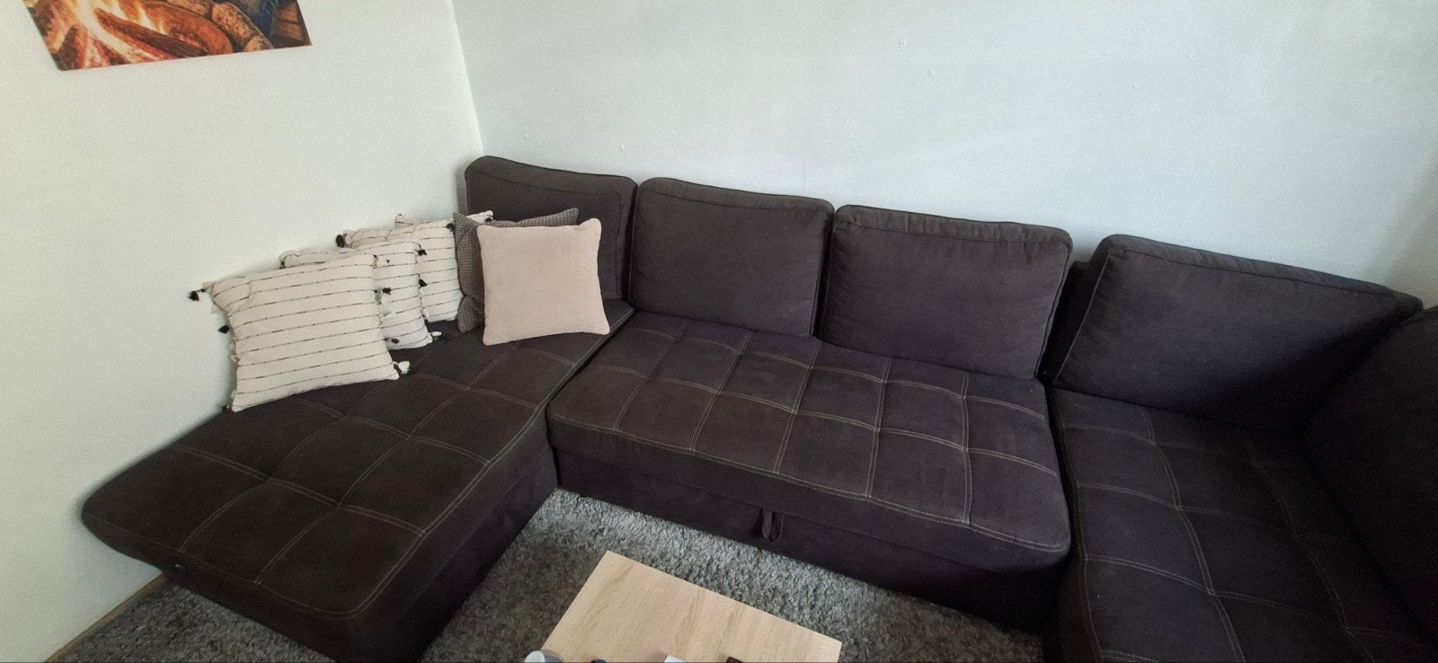 Zetelbed in u vorm, Ophalen, Zo goed als nieuw, Stof