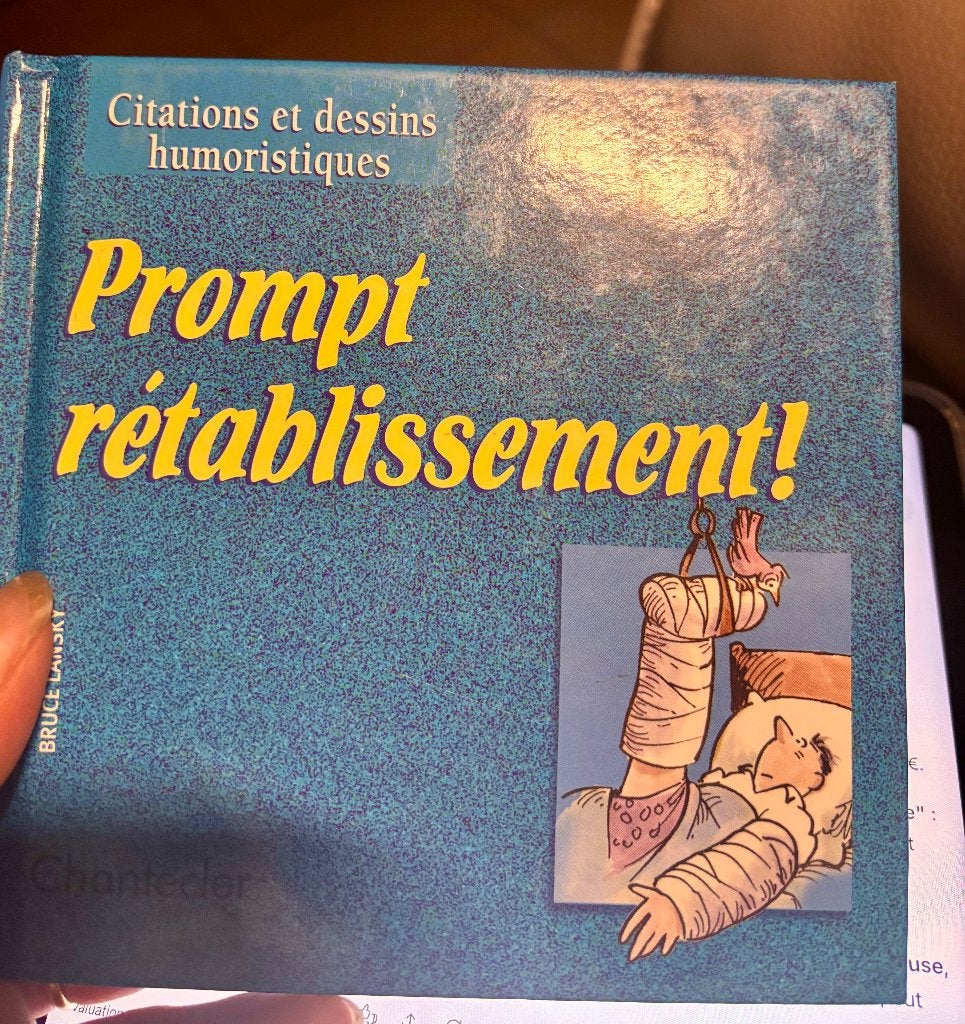 Prompt rétablissement !, Boeken, Humor, Ophalen, Zo goed als nieuw